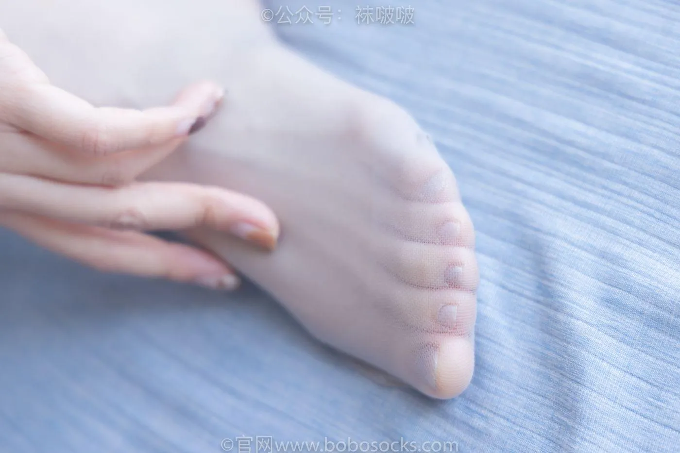[BoBoSocks袜啵啵]NO.083 稚予-高跟鞋、凉鞋、白丝、裸足涂白色指甲油剧情 [140P]插图7